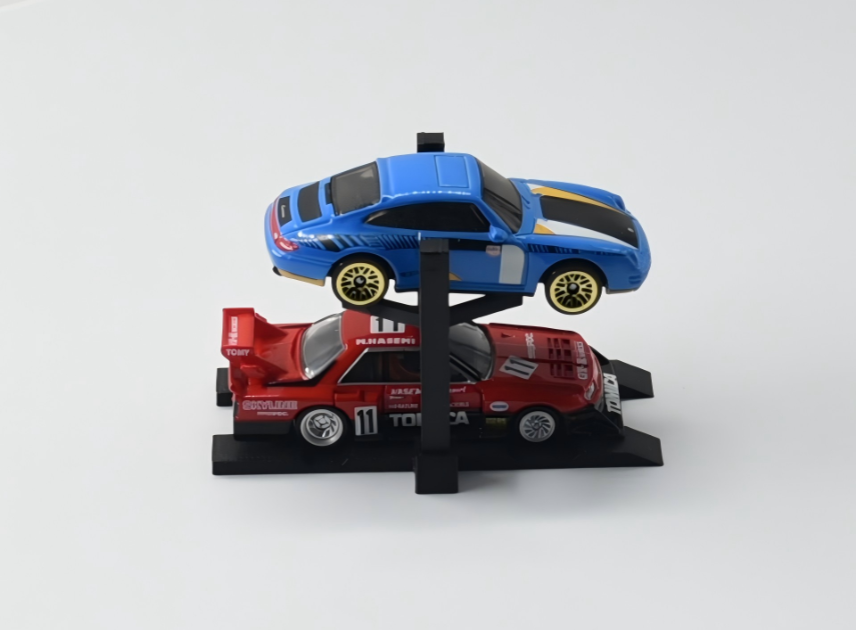 3D Printing Diecast Cars - Регулируемая по высоте 3D-печатная одноярусная парковочная
