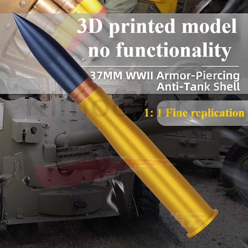 3D Printing Enthusiast - 3D-печать, модель 37 мм времен Второй
