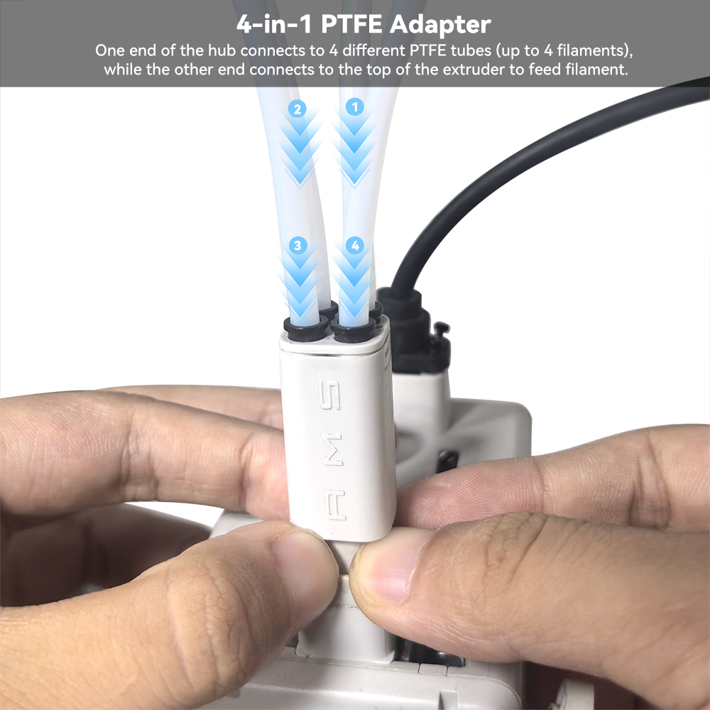 3D Printing Bambu - Усовершенствованный адаптер PTFE 4-в-1 для Bambu