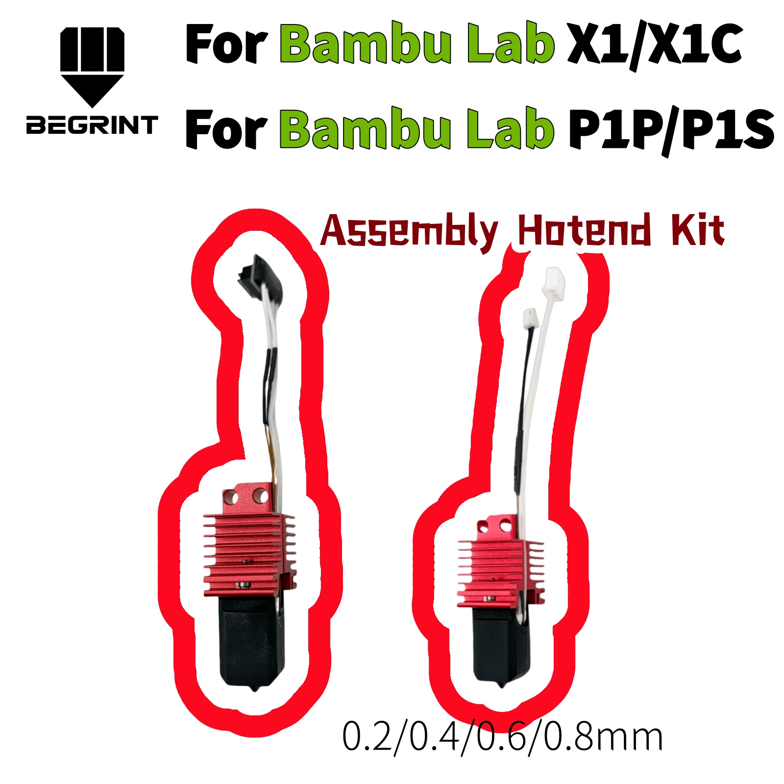 3D Printing Bambu - Полный комплект печатающей головки V2 (хотэнд)