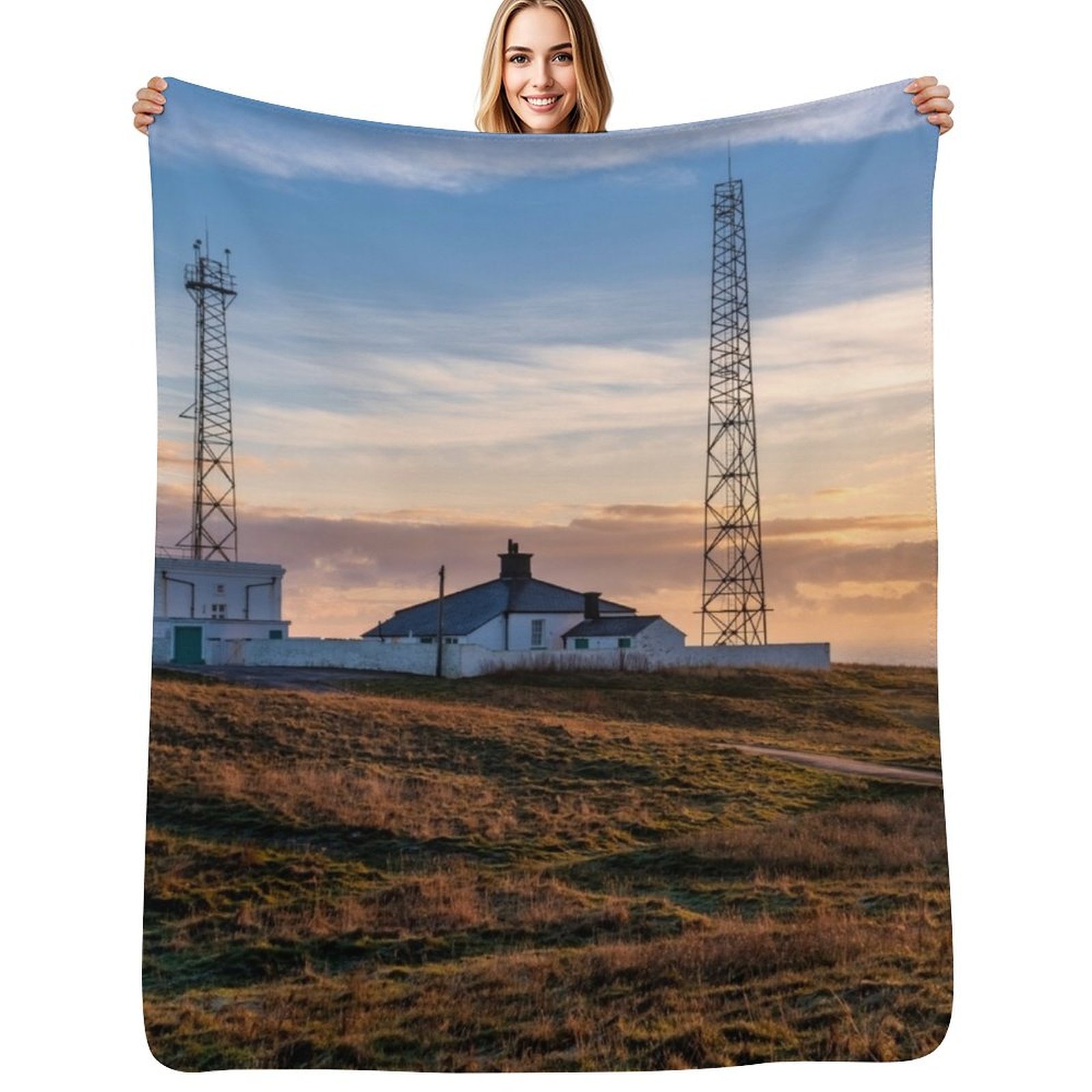 3D Printing Yorkshire - Плед Flamborough Head Yorkshire – универсальный