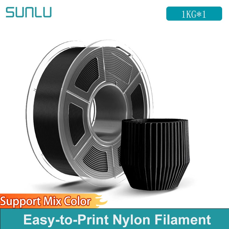 3D Printing Nylon Filament - SUNLU 1 кг, простая впечатанная нейлоновая