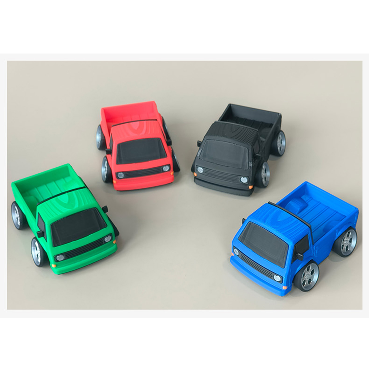Ретро-пикап T3, 3D-модель для  – обзор и цена 3D Printing Diecast Cars