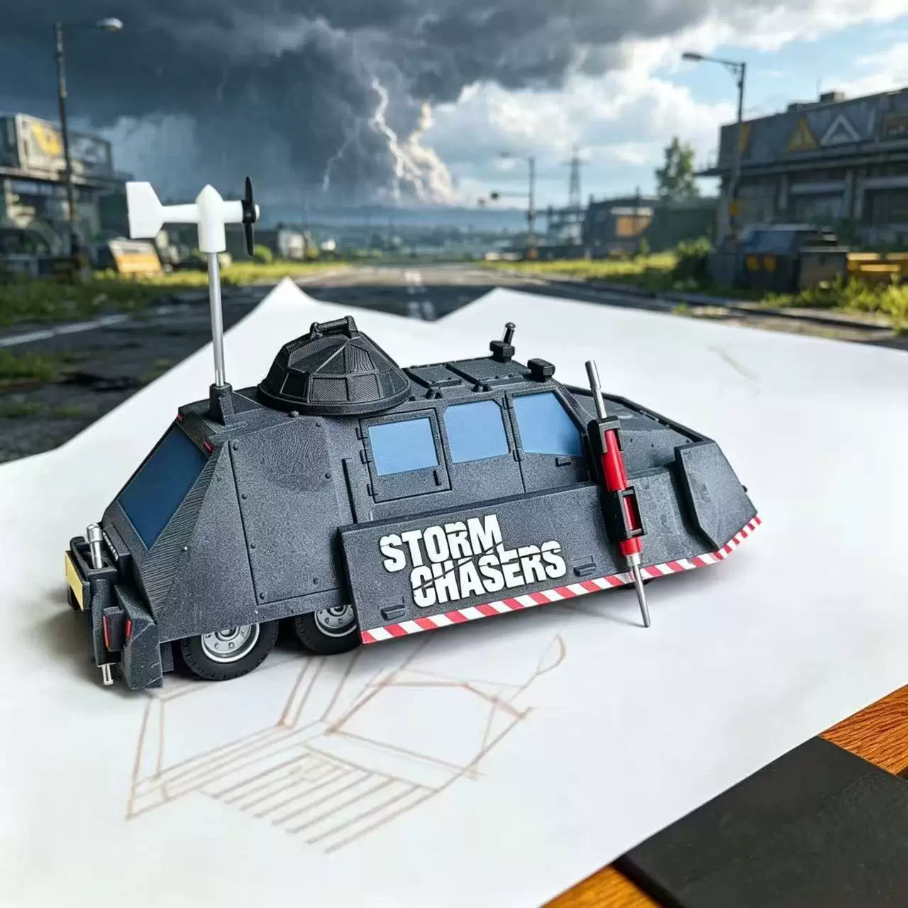Модель автомобиля Storm Chaser – обзор и цена 3D Printing Diecast Cars