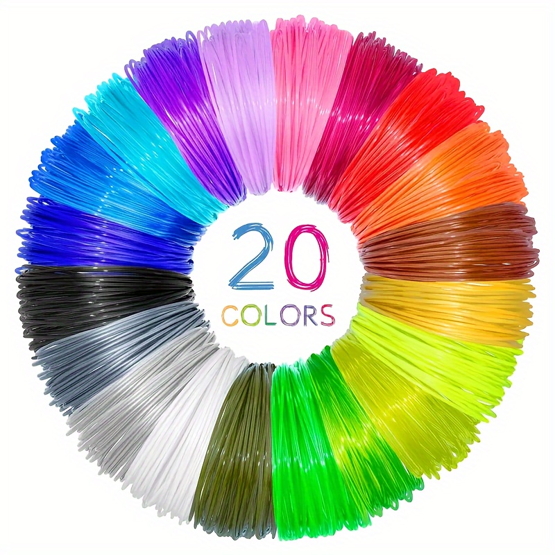 Набор для 3D-печати: 20 цветов – обзор и цена 3D Printing Nylon Filament