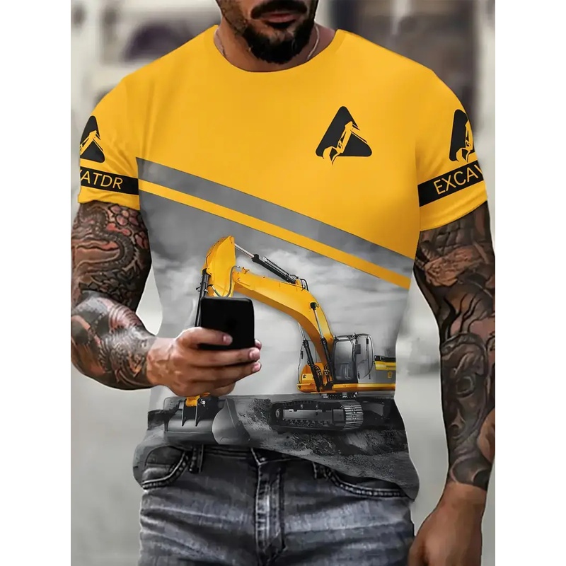 Футболка с индивидуальным диза – обзор и цена 3D Printing Excavator