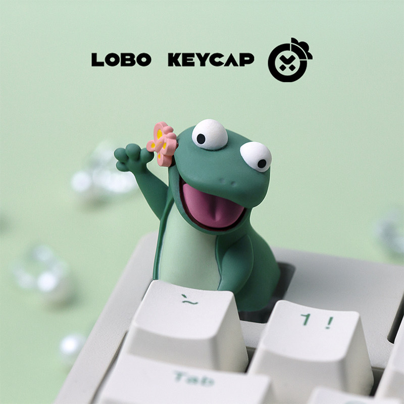 Кейкап Lobo в виде милого ящер – обзор и цена 3D Printing Keyboard Keys