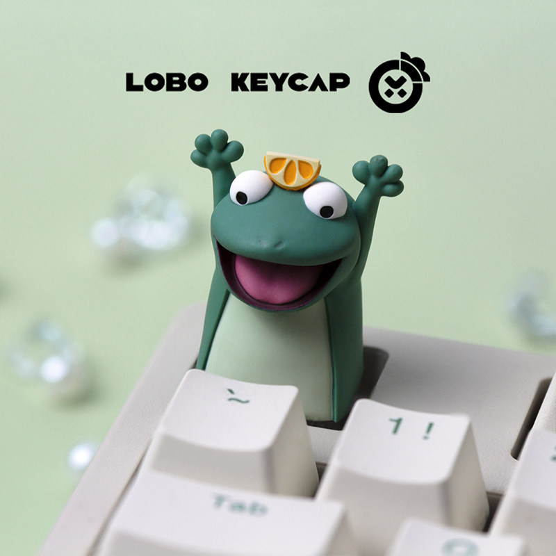 Кейкап Lobo в виде милого ящер – обзор и цена 3D Printing Keyboard Keys