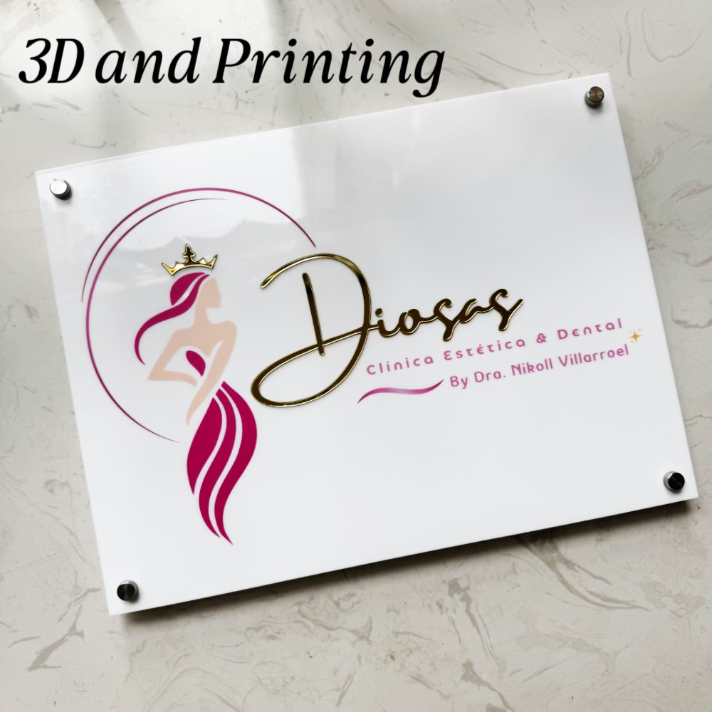 Современная акриловая белая вы – обзор и цена 3D Printing Qr Code