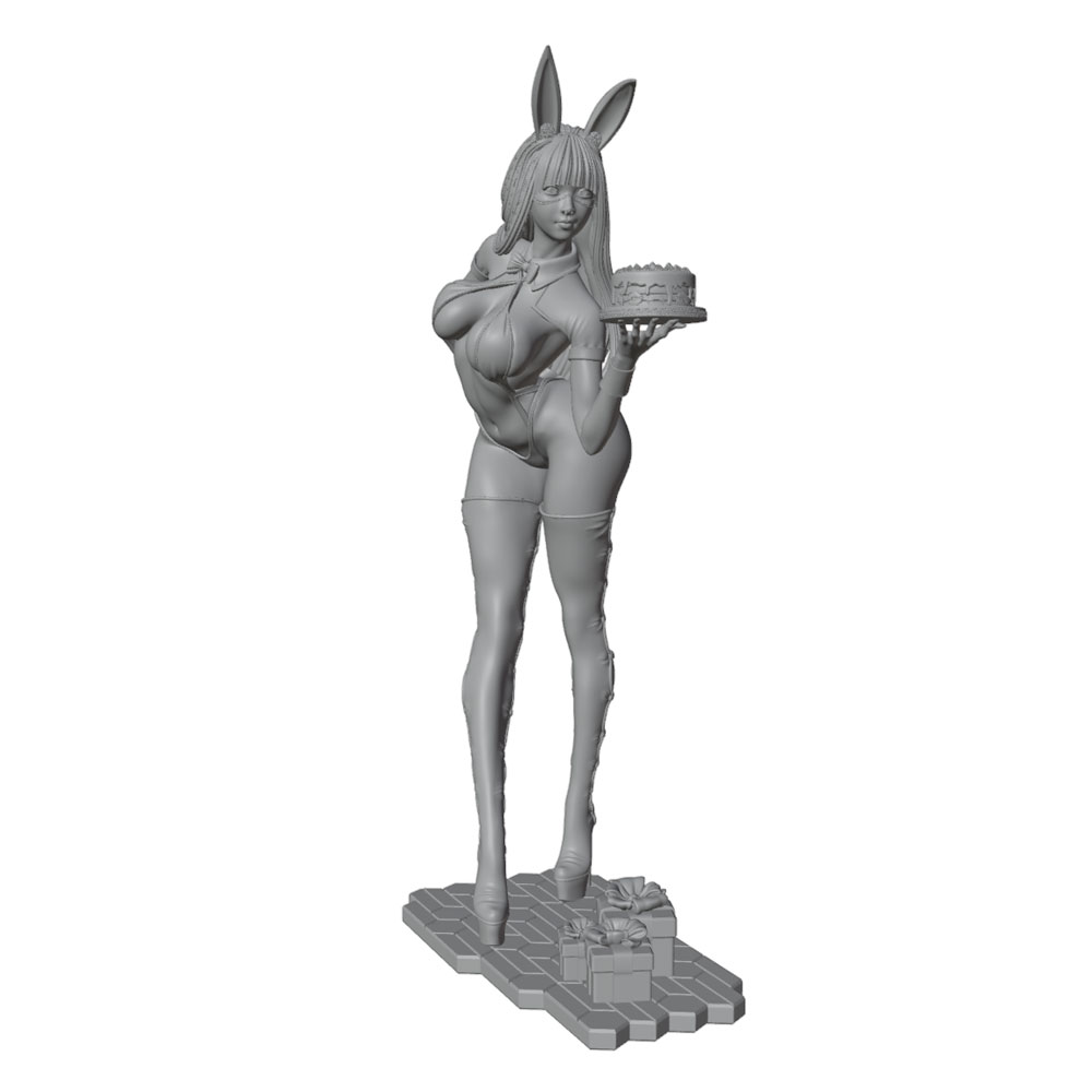 1/24/12/6 Фигурка девочки-зайч – обзор и цена 3D Printing Rabbit