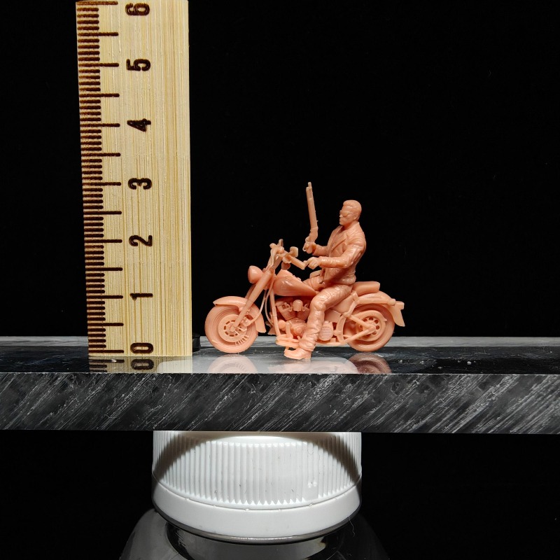 Миниатюрная фигурка байкера в  – обзор и цена 3D Printing Diecast Cars