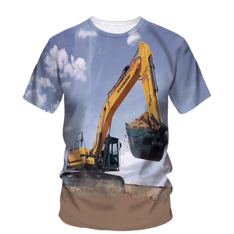 Футболка мужская в стиле хип-х – обзор и цена 3D Printing Excavator